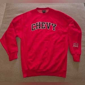 Steve & Barry's Chevy Racing Red Sweatshirt Adult XL Vintage 90s era